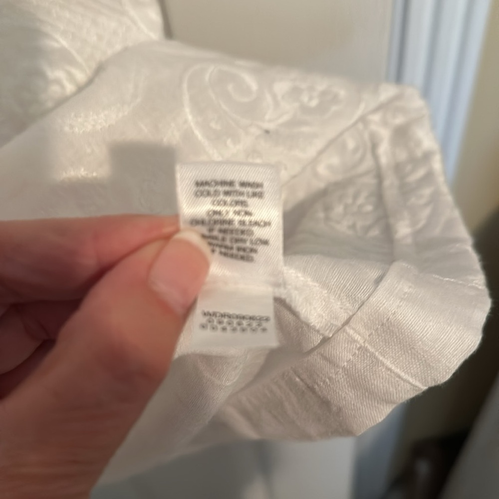 J.Jill linen sleeveless dress with embroidered detailing - Picture 8 of 14